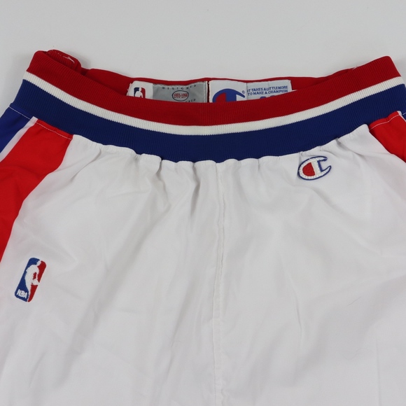 90s Champion Mens 34 Detroit Pistons Pants 93/94 - Picture 2 of 8